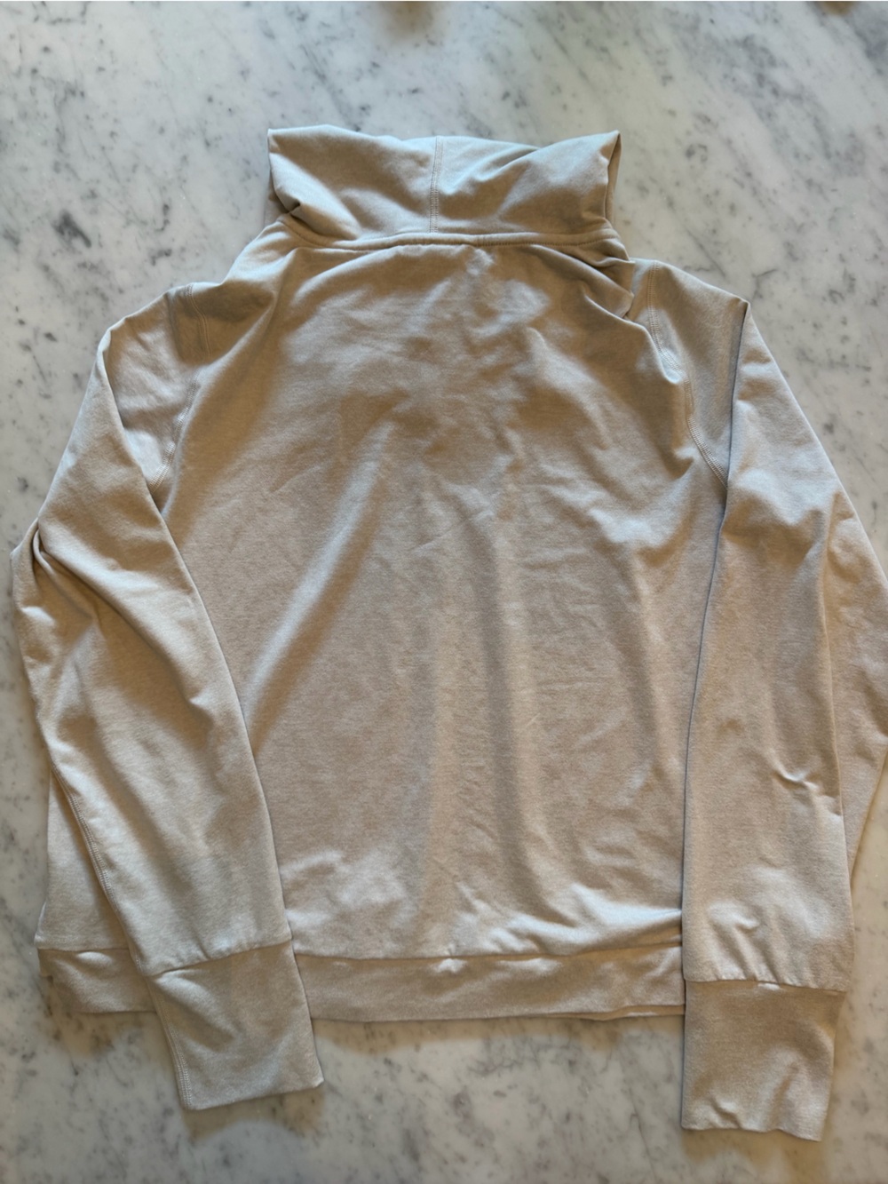 Vuori Halo Essential Crop Hoodie L Ecru - Picture 3 of 7